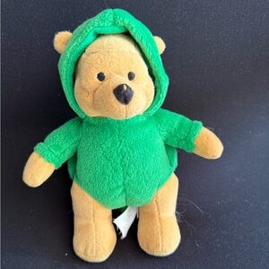 Vintage Disney Pooh Bear dressed as a turtle